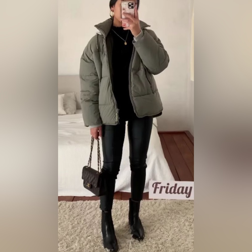 Save The Duck Gray Puffer Jacket, XS